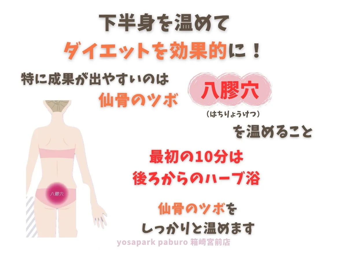 下半身を温めるとダイエット効果倍増！