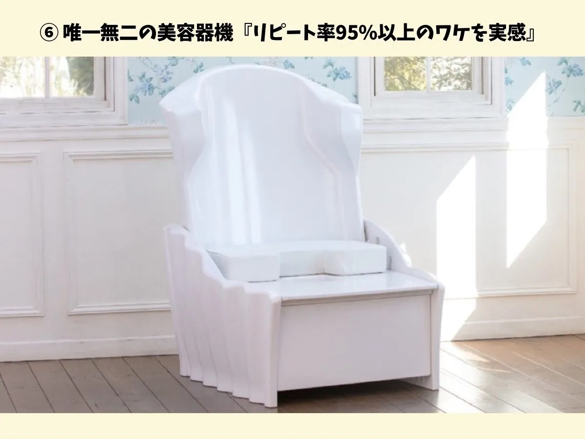  独自開発された進化版よもぎ蒸し